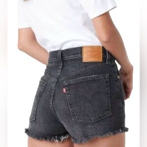 Levi's 501 Shorts Button Fly Distressed Size Size 28